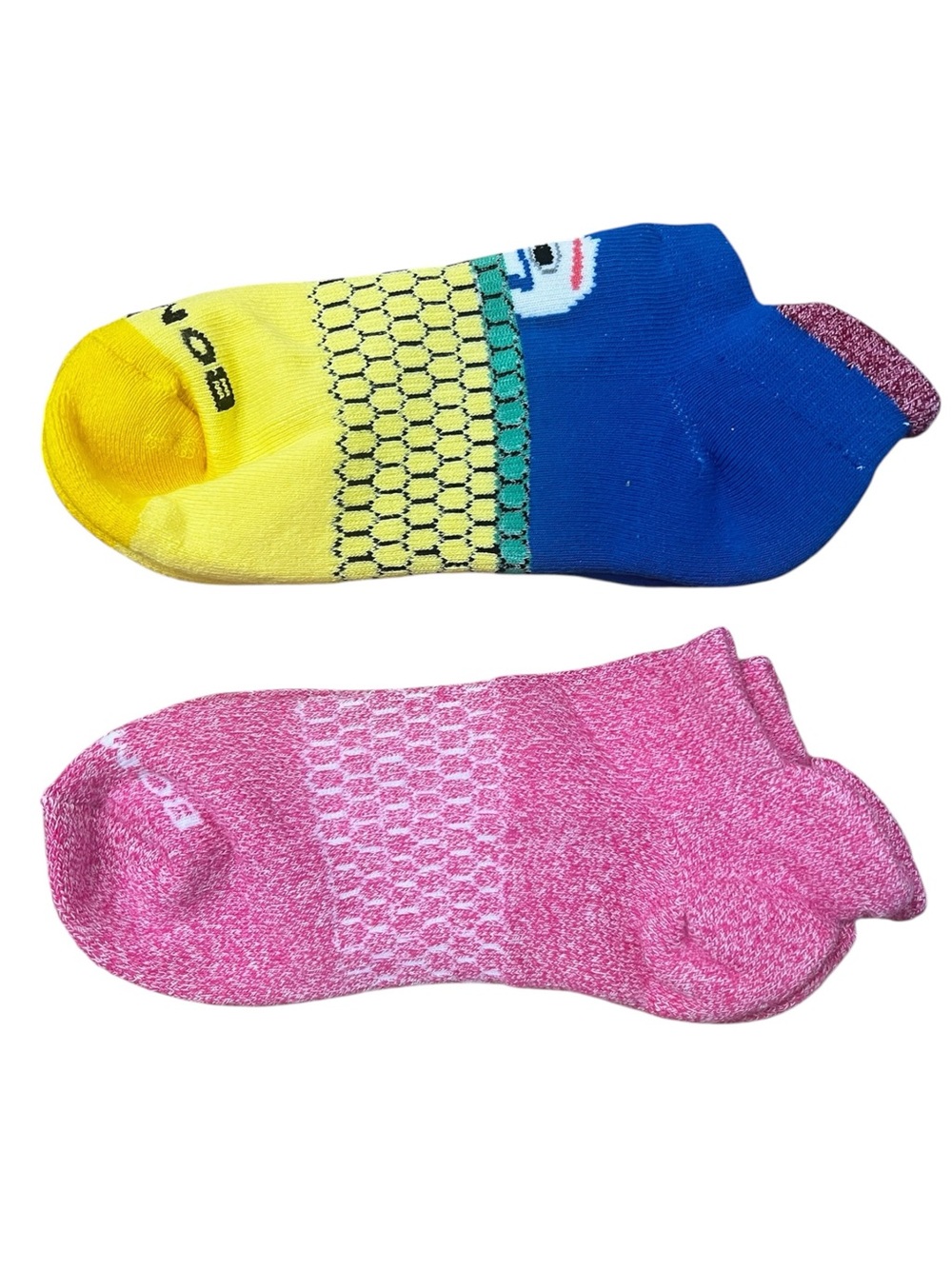 Set of 2 Bombas Women’s Ankle Socks M Comfort Cotton Blend Casual Athleisure